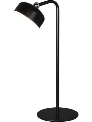 Lucea Lenda 03 Siyah Şarjlı Ledli Masa Lambası 1X1.8W 3