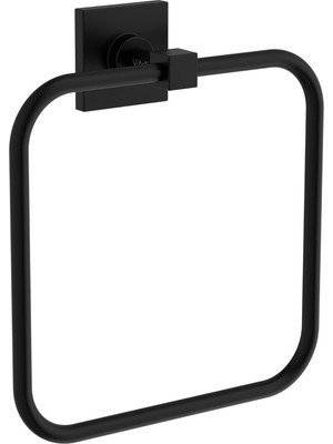 Vitra Root A4480336 Kare Havluluk, Mat Siyah