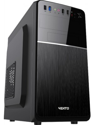 Shopwave Vento TML0117 Mid Tower, Peak 400W Siyah, Atx Kurumsal Kasa