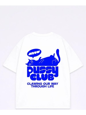 Vodexa Oversize Unisex T-Shirt %100 Pamuk Baskılı Tişört Rahat Kalıp