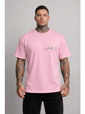 Vodexa Erkek Ünisex Oversize T-Shirt Lımıted Edıtıonn Baskılı %100 Pamuk Tişört Rahat Kalıp