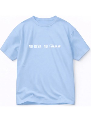 Vodexa Erkek Oversize T-Shirt No Rs6 Baskılı %100 Pamuk Tişört Rahat Kalıp