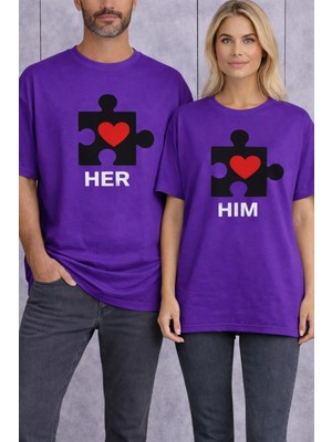 Vodexa Ünisex Oversize T-Shirt Bulmaca Baskılı %100 Pamuk Tişört Rahat Kalıp (Tekli Satılmaktadır)