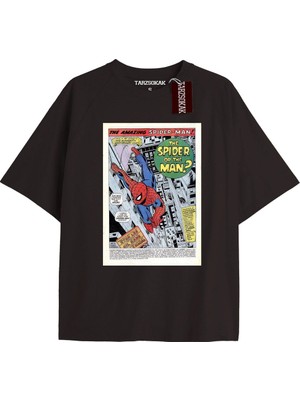 Tarzsokak Spider-Man Gazete Baskı Model No Way Home Tshirt