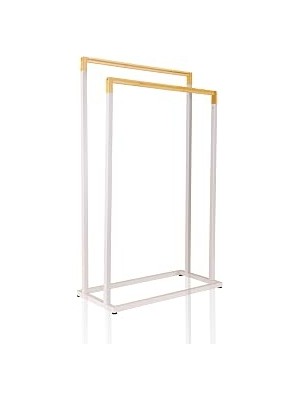 [marka] Metal Havlu Askılığı Gri GLV0764
