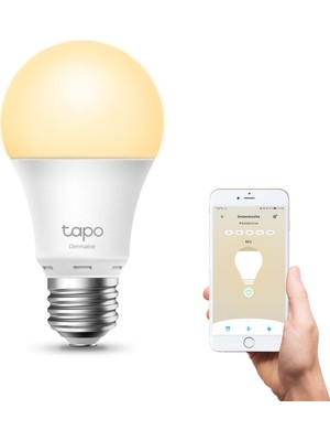 Tapo L510E Ayarlanabilir Işık Seviyeli Akıllı Wı-Fı LED Ampul 2700K Warm White