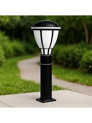 Zita Kupa 50 cm Set Üstü Bahçe Lambası – E27 Duylu, Değiştirilebilir Ampul, IP54, Uv Dayanıklı, Kırılmaz Abs Gövde, 220V, Yerli Üretim Bahçe Aydınlatma Armatürü (Ampulsüz)