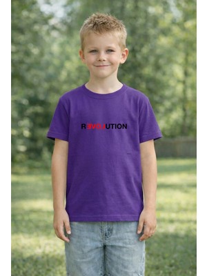 Vodexa Love Baskılı Çocuk Tişört %100 Pamuk –erkek Yazlık Çocuk T-Shirt
