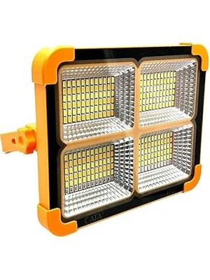BADEM10 Güneş Enerji Solar Aydınlatma Cata CT4698 Projektör LED 200W 4 Modlu Işık Telefon Sarj Çakar Işık