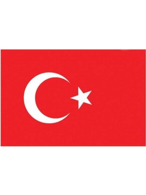 Zc Bayrak Türk Bayrağı 70X105 Alpaka Kumaş Yüksek Kalite Fabrikasyon Baskı