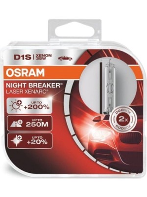Osram D1S Night Breaker Laser Xenon AMPÜL%200 Parlak Işık 2 Adet
