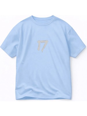 Vodexa T-Shirt Unisex 17 Baskılı %100 Pamuk Tişört Oversize Rahat Kalıp