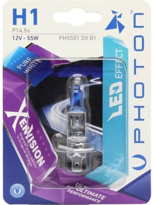 Photon Diamond Xen Vision 12V Beyaz Ampul H1