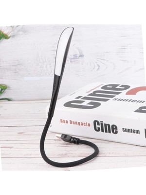 Bakgelal USB Girişli 14 Ledli 3 Kademeli Dokunmatik Masakitap Okuma Lambası Ledi Siyah