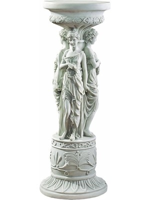 Design Toscano Chatsworth Manor, Neoklassischer Heykel Kaide, 25,5 x 25,5 x 71 cm