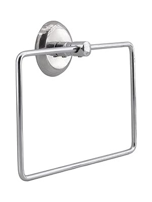 BADEM10 Krom Renk Vidalı Kare Havluluk Lavabo Banyo Mutfak Aparat Standı Bez Havlu Askısı Paslanmaz Metal