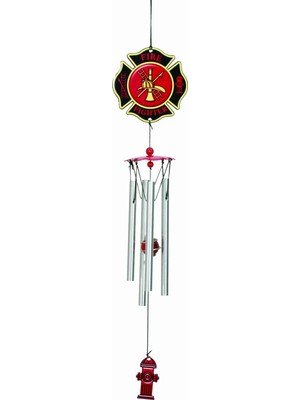 Spoontiques Firefighter Wind Chime