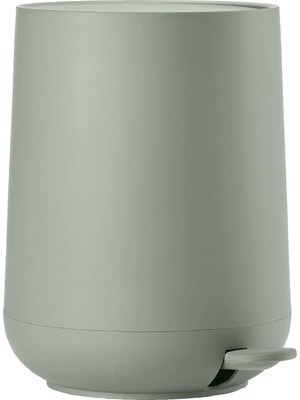 Zone Denmark Nova Banyo Için Çöp Kutusu, Kozmetik Kovası, Banyo Için Çöp Kutusu, Çap 20,5 Cm, Yükseklik 23,5 Cm, Kapasite 3 Litre, Matcha Green