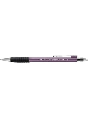Renas Store Faber-Castell Grip 1347 Versatil Kalem, 0.7 Mm, Mor 2022, Silgili, Saklanabilir Metal Uç, Ergonomik Tutuş