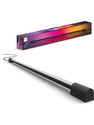 Philips Hue Play Gradient Light Tube Renklı Akıllı LED Aydınlatma, Siyah, 75 cm - 25.000 Saat Ampul Kullanım Ömrü