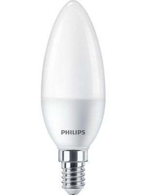Philips LED 60W B38 E14 Mum Tipi Sarı Işık Dim Edilmez Ampul Tekli Paket