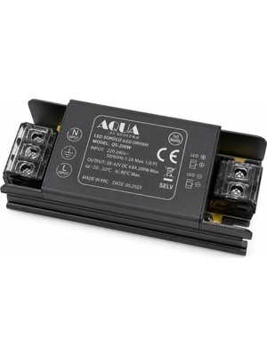 Marsilyan 1 Adet Aqua Au 1537 Süper Slim 5A LED Trafosu 12V 60W