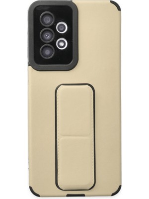 Fırsatkolik Galaxy A33 5g Kılıf Mega Standlı Silikon - Gold