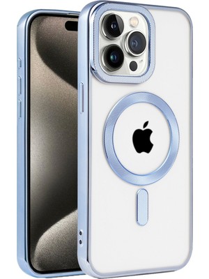 Fırsatkolik iPhone 14 Pro Kılıf Kronos Magsafe Kapak - Sierra Blue