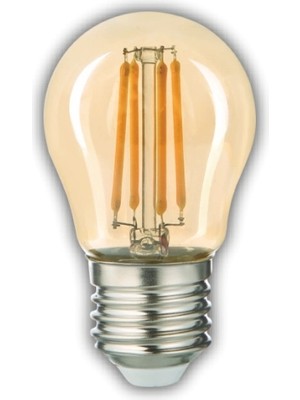 Techora Sale 1 Adet Cata Ct 4283 LED Rustik Ampul 4W Amber Işık E27 Duy