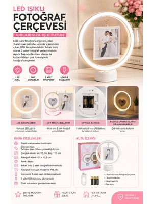 Argent LED Işıklı Fotoğraf Çerçevesi