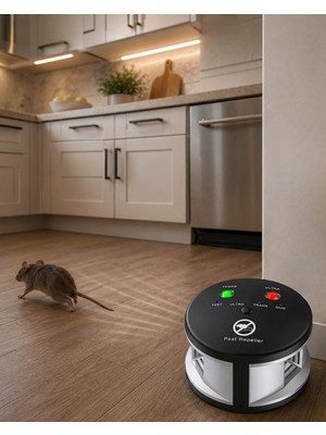 Pazarcan Elektrikli Kovucu Ultrasonik Haşere Önleyici Kemirgen Uzaklaştırıcı