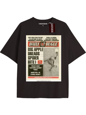 Tarzsokak Spider-Man Gazete Baskı Model No Way Home Tshirt
