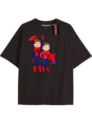 Tarzsokak Spider-Man Gazete Baskı Model No Way Home Tshirt