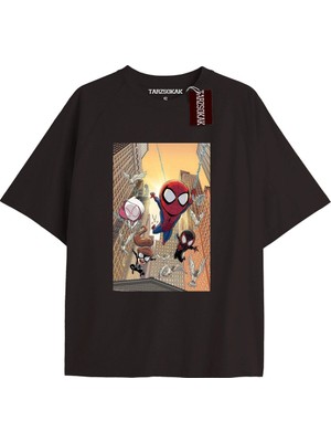 Tarzsokak Spider-Man Gazete Baskı Model No Way Home Tshirt