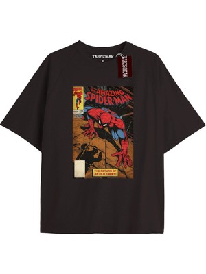 Tarzsokak Spider-Man Gazete Baskı Model No Way Home Tshirt