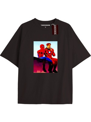 Tarzsokak Spider-Man Gazete Baskı Model No Way Home Tshirt