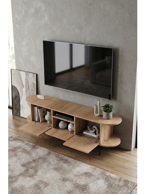 Ulu Pazarlama Mira Tv Sehpası Suntalam Bej 160X35 cm