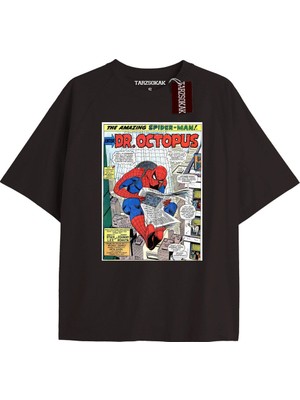 Tarzsokak Spider-Man Gazete Baskı Model No Way Home Tshirt