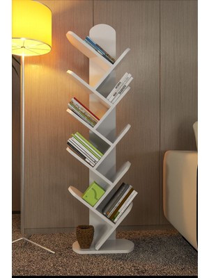 Bezos 10 Raflı Kitaplık Beyaz
