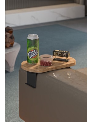Bezos Ayarlanabilir Yan Sehpa Çam Kahverengi