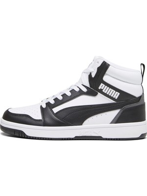 Puma Rebound V6 Puma White-puma Black-shadow Erkek Beyaz Günlük Ayakkabı