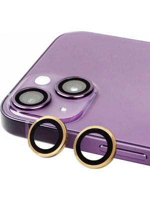 Fırsatkolik iPhone 15 Raze Metal Kamera Lens - Sarı
