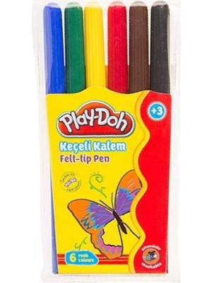 Renas Store Play Doh Keçeli Kalem 6 Renk