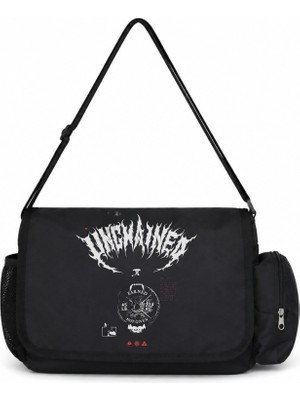 Sevbano Sporcu Fitness Bodybuilding Baskılı Unisex Okul, Spor, Ofis Çok Amaçlı Postacı Çantası