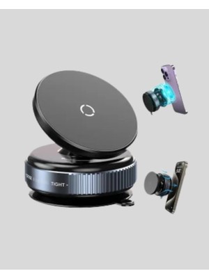 Fiberliz Mıknatıslı Araç Telefon Tutucu Vakum Teknolojili 360° Ayarlanabilir