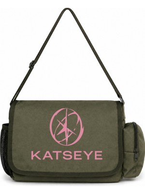 Sevbano Katseye Müzik Grubu Baskılı Unisex Okul,spor,ofis Çok Amaçlı Postacı Çantası