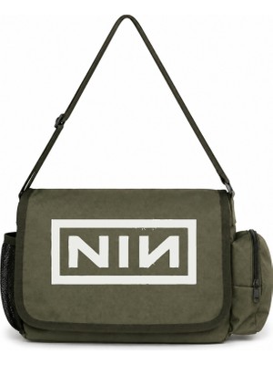 Sevbano Nin Rock Metal Müzik Grubu Baskılı Unisex Okul,spor,ofis Çok Amaçlı Postacı Çantası