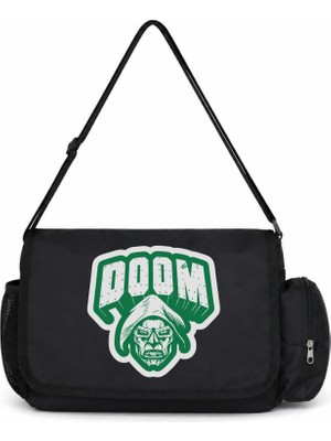 Sevbano Doctor Doomsday Avengers Film Kahramanı Baskılı Unisex Okul, Spor, Ofis Çok Amaçlı Postacı Çantası