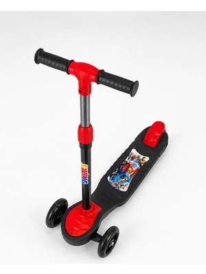 Fiberliz Kız ve Erkek Çocuk Scooterı 3 Tekerlekli Dengeli ve Kolay Kullanımlı Skuter