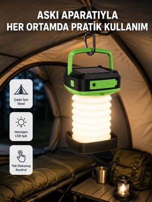 Twin Store Şarjlı LED Lamba – Dokunmatik Sensörlü, 3 Kademeli Parlaklık